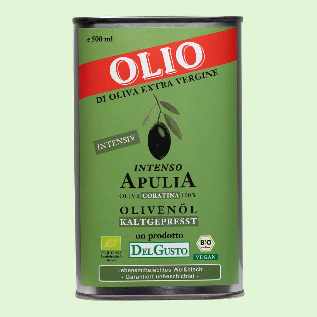 DelGusto Olivenöl Extra Vergine INTENSO 500 ml